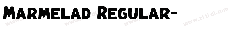 Marmelad Regular字体转换 Marmelad Regular字体转换